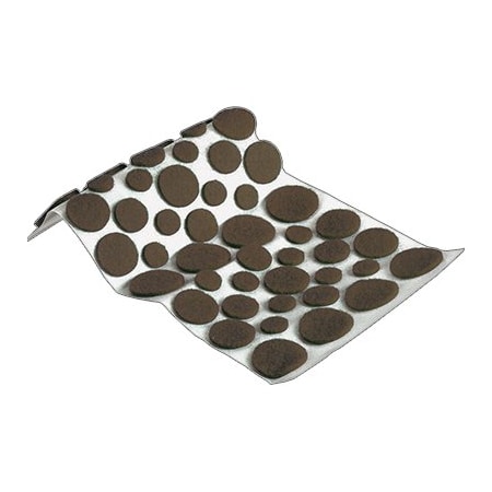 Richelieu TG 46PC BRN Felt Pads F32033TV